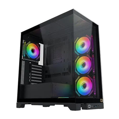 XIGMATEK Endorphin Ultra Case Black (5x 120mm ARGB Fans Included) - Anigma